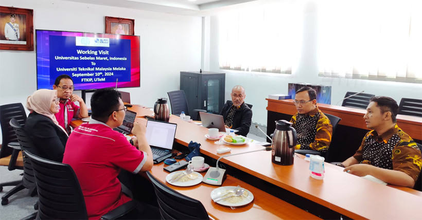 Riset Group CRiMS FT UNS Kunjungi Universiti Teknikal Malaysia Melaka (UTeM) Bahas Kerjasama Akademik dan Penelitian